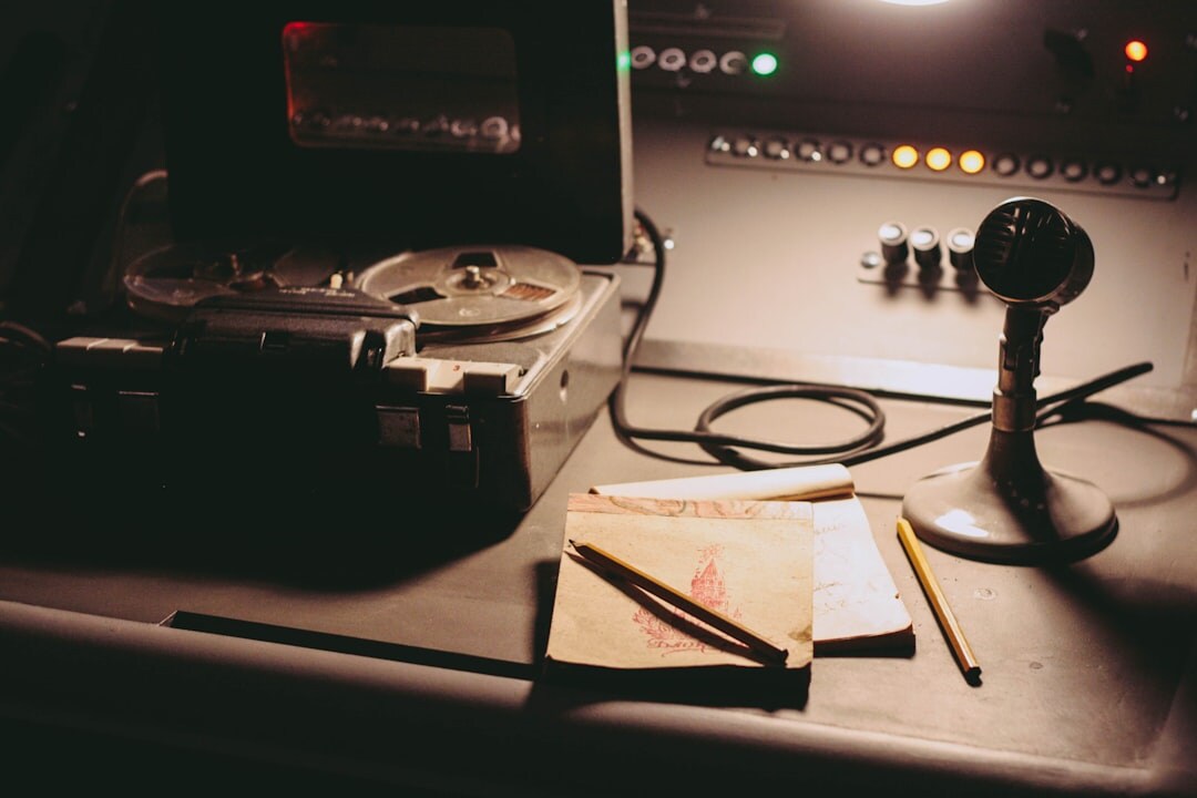 old radio broadcast studio