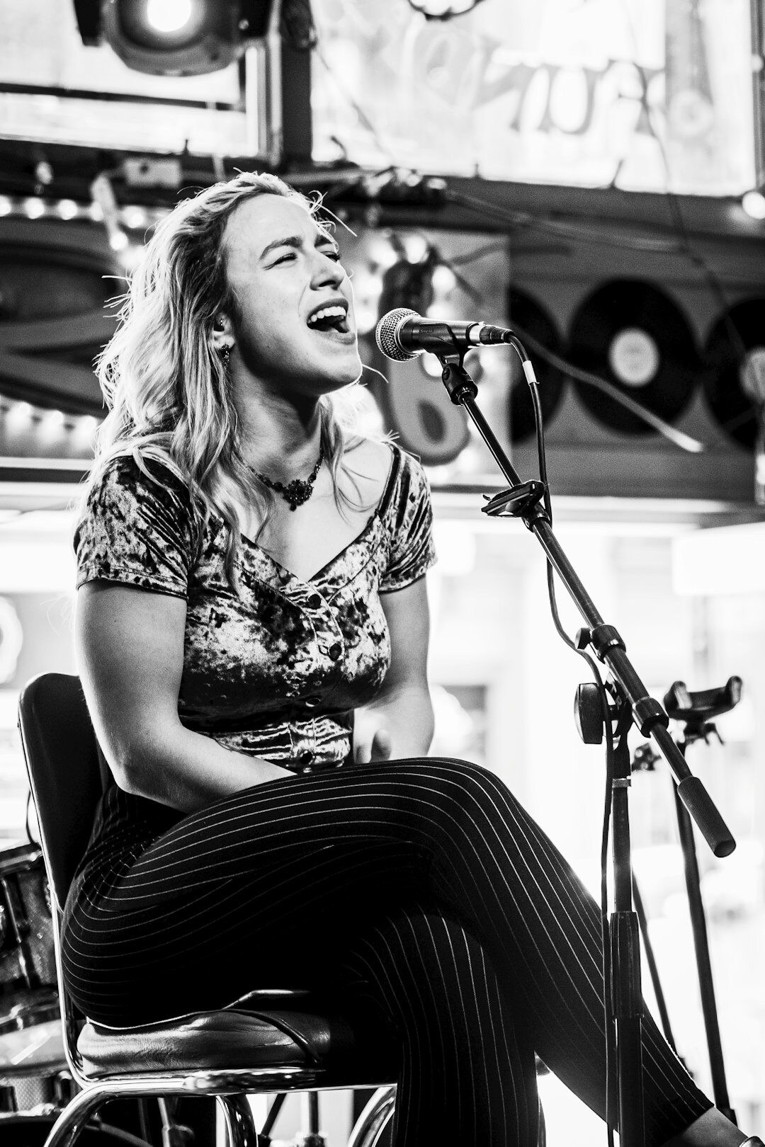 latina singer performing live